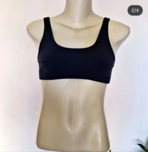 Top Preto Líquido