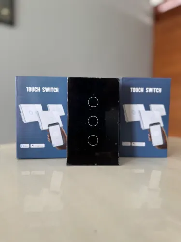 [Novo] Interruptor Inteligente 3 Botões Smart Touch Alexa
