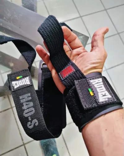 Par de Straps para Treino - Rudell - com Munhequeira.