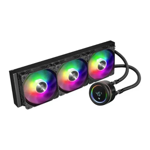 Water Cooler Pichau Aqua 360X, ARGB, 360mm, Preto, 12x 33,20