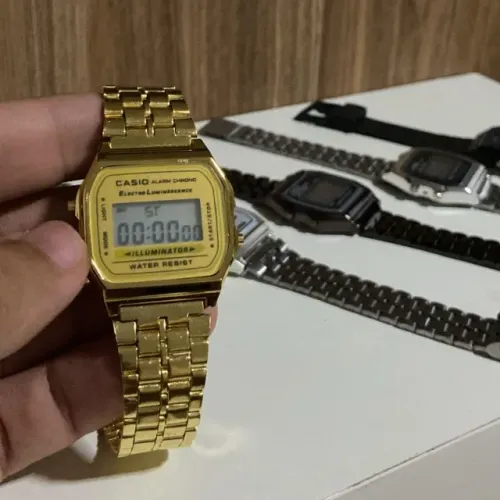 RELOGIO CASIO DOURADO 