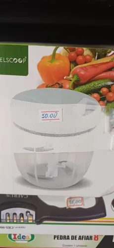 Mini Processador Manual de Alimentos - Prático e Eficiente!
