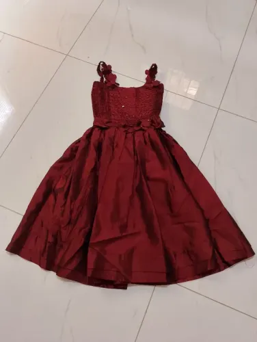 Vestido de Festa Infantil Vermelho