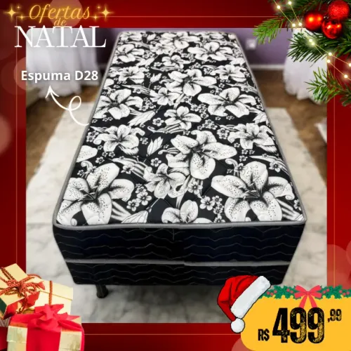Cama Unibox Solteiro Espuma D28 Oferta de Natal