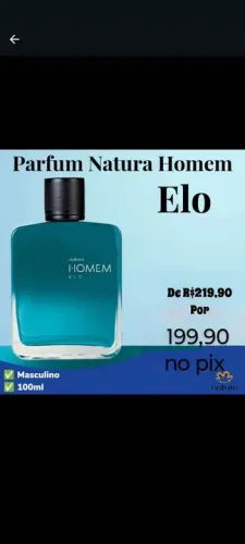 Perfume Natura Homem Elo 100ml