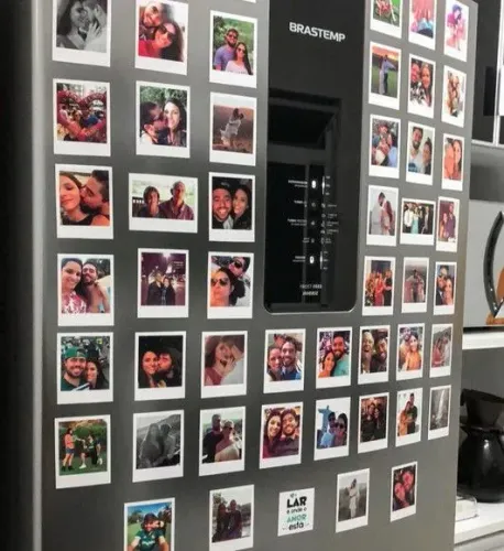 Imãs de Geladeira Personalizados - Fotos Polaroid