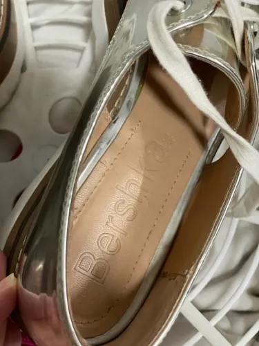 Sapato Feminino Prateado