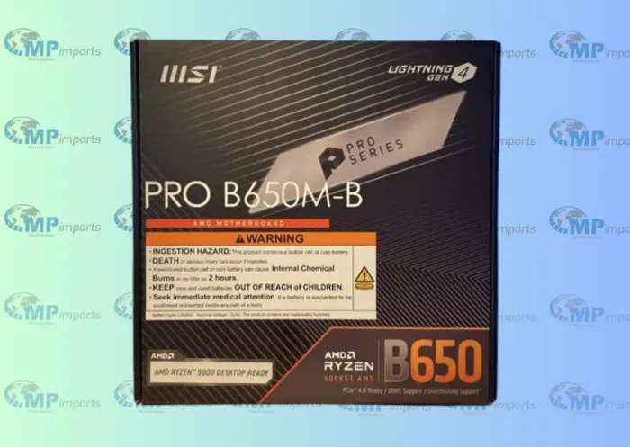 Loja MP Imports: Placa Mãe MSI PRO B650M-B, AMD AM5, mATX, DDR5, Preto - PRO B650M-B