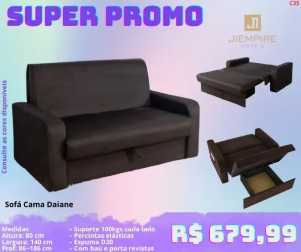 Sofá Cama Baú