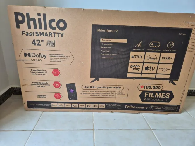 VENDO TV PHILCO FAST SMART TV 42" NOVA