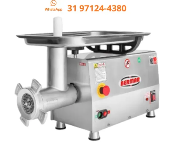 Moedor de Carne Bermar Bivolt Inox Boca 22