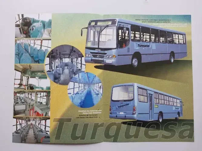Ciferal Turquesa - Catálogo Folder Prospecto Pôster Ônibus