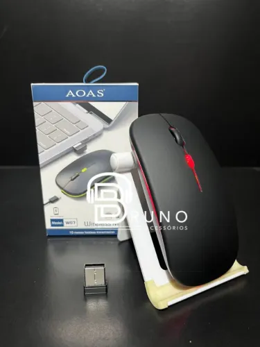 Mouse Sem Fio Açoas W07 - 10 metros de alcance