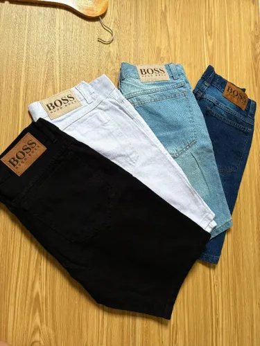 Bermuda jeans masculina