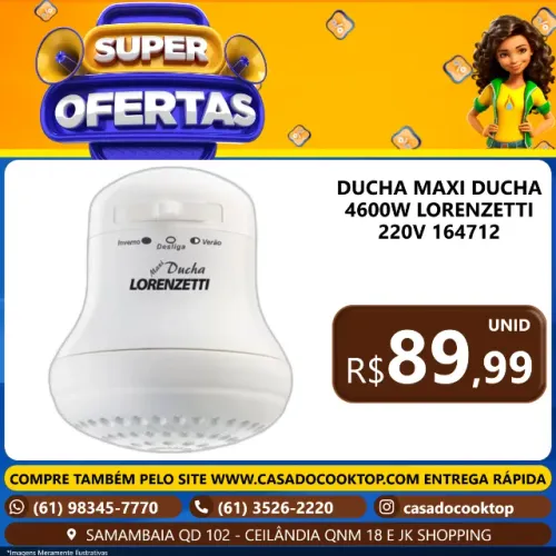 DUCHA MAXI DUCHA 220V 4600W - LORENZETTI DUCHAS 164712