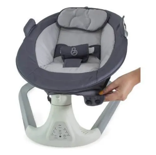 Cadeira De Balanço Bebe Musical Cadeirinha Descanso Galzerano