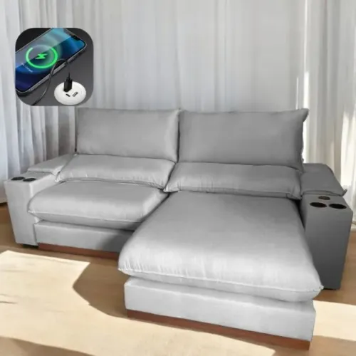 *Sofá Retrátil Grazi 2,50 cm Pronta Entrega.