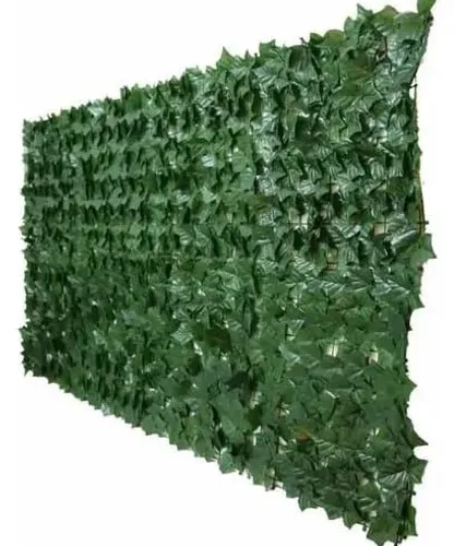 Painel de folhagem artificial para decoração de parede