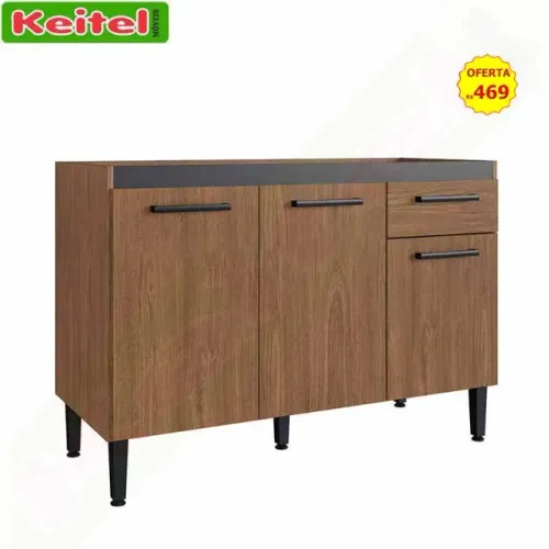 Balcão de Pia Giovana Freijó / Preto