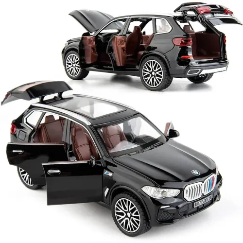 Miniatura BMW X5 com luzes dos faróis e sons 1:32 16cm comprimento - Nova