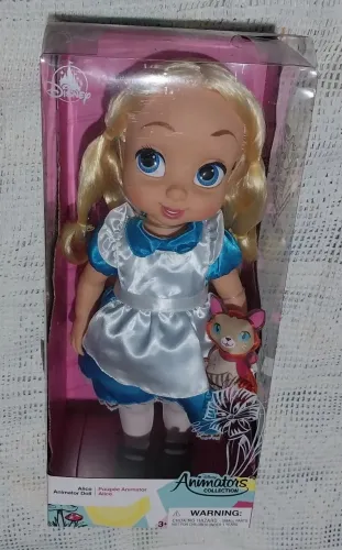 Boneca Disney Animators Alice no País das Maravilhas 