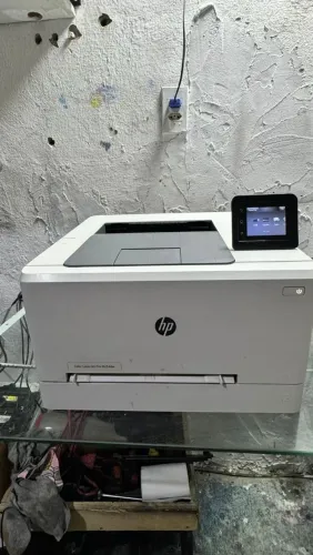 Impressora HP laser color Pro M254dw faz frente e verso automático ideal para transfer 