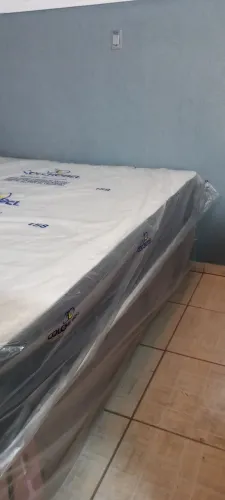 Cama box Queen molas ensacadas