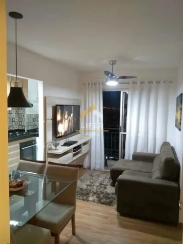 Apartamento com 2 dormitórios planejados e lazer completo no Poema Residencial Vila Mimos