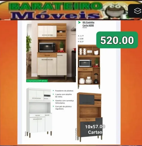 Kit cozinha pequena BARATA