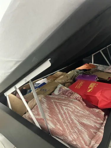 CAMA DE SOLTEIRO BOX BAÚ+ cabeceira e colchão