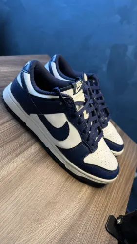 Tênis Nike Original Dunk Low Azul Raro N 40