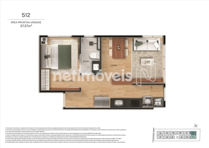 Venda Apartamento 1 quarto Praia do Canto Vitória