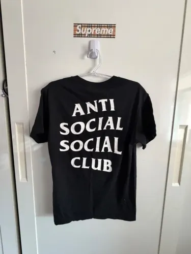 Camiseta Anti Social Social Club Mind Games Black - Tamanho G - Nova com etiqueta