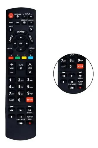 CONTROLE REMOTO SMART PANSONIC