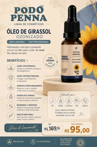 Óleo de Girassol Ozonizado 
