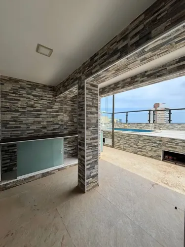 Cobertura a venda no Costa Azul com 4 suites piscina área gourmet e vista mar