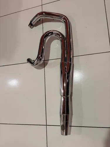 Peças Harley Davidson escapamento 2x1, amortecedor Road King, Crash Bar