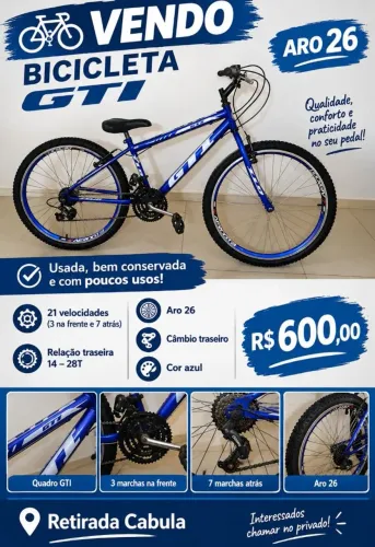 Bicicleta aro 26