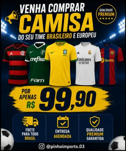 CAMISA DE TIME PREMIUM