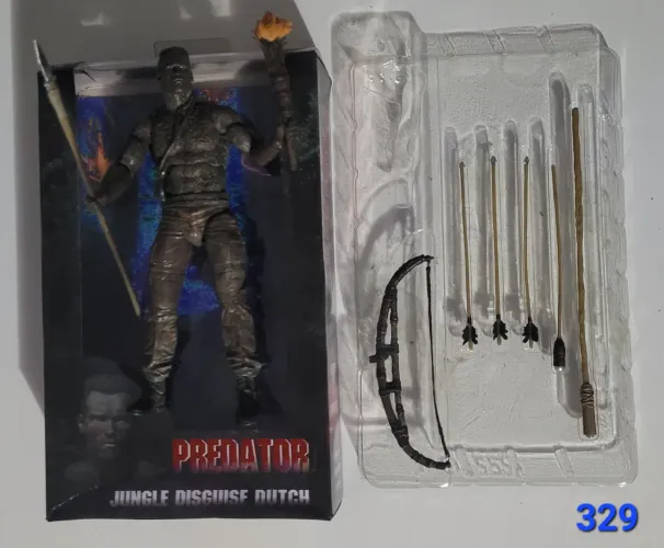 Boneco major dutch predador neca toys action figure filme