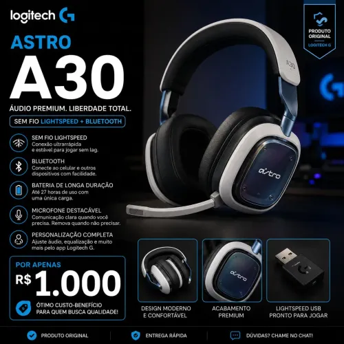 Headset Logitech Astro A30
