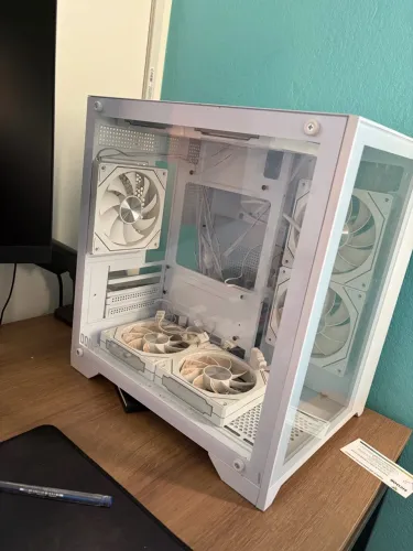Gabinete Mancer Cv100 Branco com todas as fans
