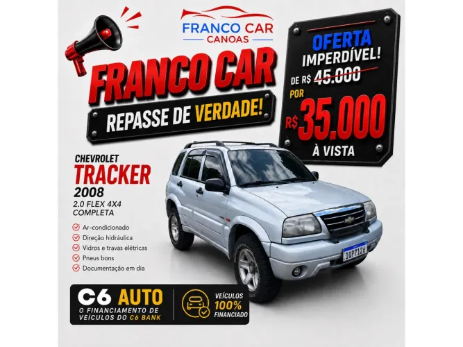 Chevrolet Tracker 2.0 16V 128cv MPFI 4X4 5P 2008