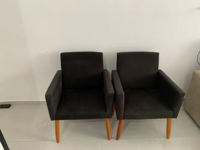 Kit 2 Poltronas Cadeira Decorativa para Sala de estar