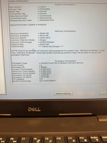 Notebook Dell Latitude 3490 i5 8250-u