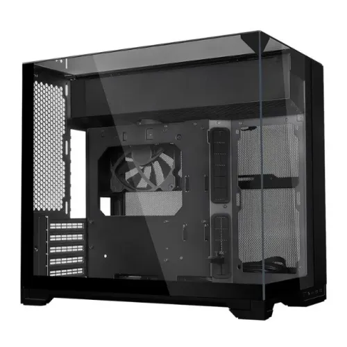 Gabinete Lian Li 011 Vision M Mini Tower Lateral de Vidro 1 Fan Preto
