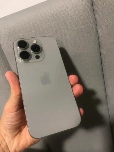 iPhone 15 Pro 128GB Titânio Natural | Único Dono | Impecável