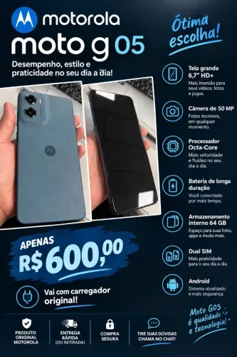 CELULAR MOTO G05