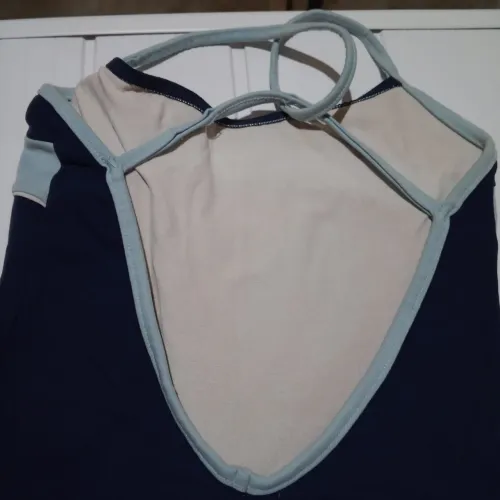 Roupa feminina de academia lage azul tamanho P macaquinha macacão