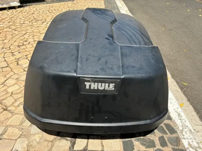 Bagageiro de teto ou caixa baú de teto 400L + Rack de teto de aço de carbono Marca Thule